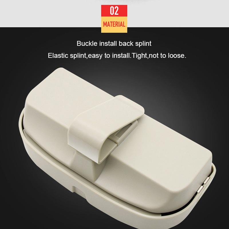 

Автомобильный держатель для солнцезащитных очков, чехол для очков, ящик для хранения 170mm*70mm*5mm