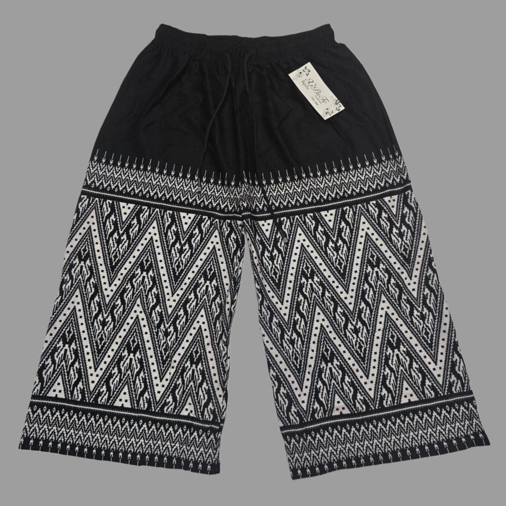 Long Loose Leg Elephant Pants Adjustable Elastic Waistband Strap Women Men Unisex Print Thailand Casual Streetwear Beach Summer Bohemian Retro Vintage