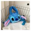 Stitch Plush Shoulder Bag Made Of Soft Material With Inner Pocket For Casual Use