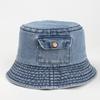 New Casual Retro Denim Basin Hat Fashionable Sun Protection And Sunshade Hat