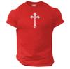 La Maglietta a Croce Abbigliamento Palestra Bodybuilding Allenamento Workout Esercizio Boxe Top