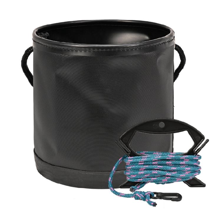 Fishing Bucket Fishing Bag with Rope Fishing Basins Fishing Tackle Foldable Tackle Box Fish Fishing Barrels Container
