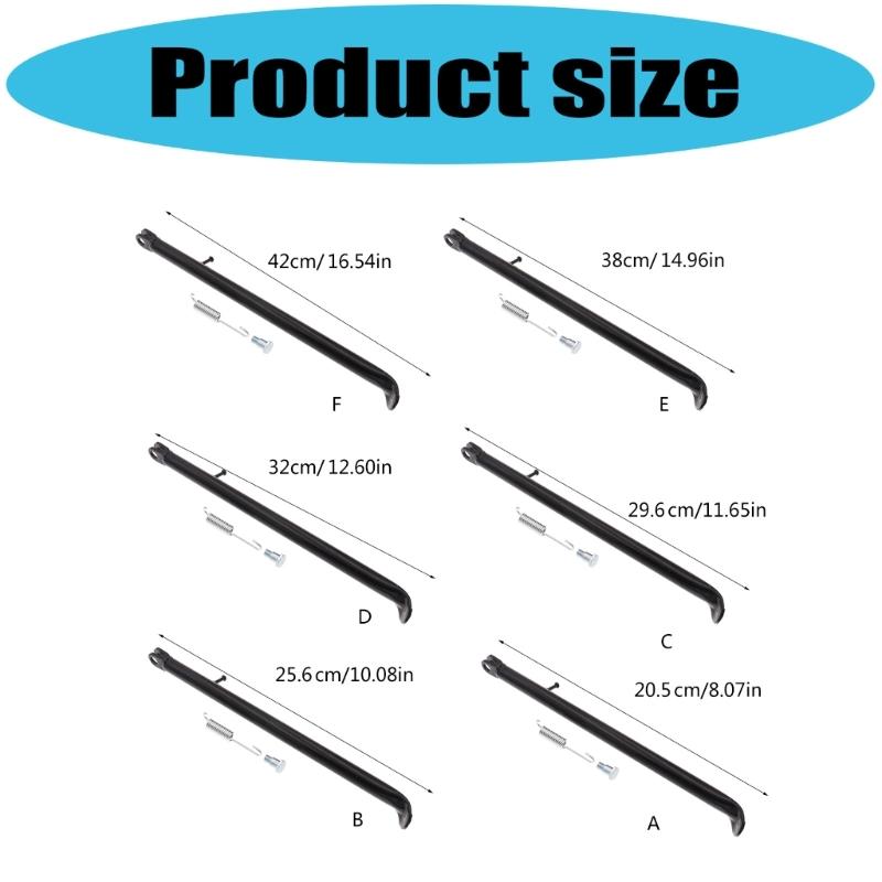 Universal Strong Strength Kickstand Uprgades for Motorcycles Ensuring Reliable Parking Support in Various Conditions