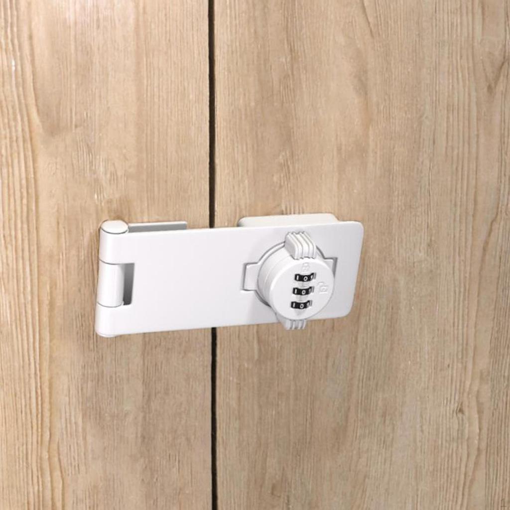 3 Digit Combination Lock for Cabinets And Drawers, Keyless Design