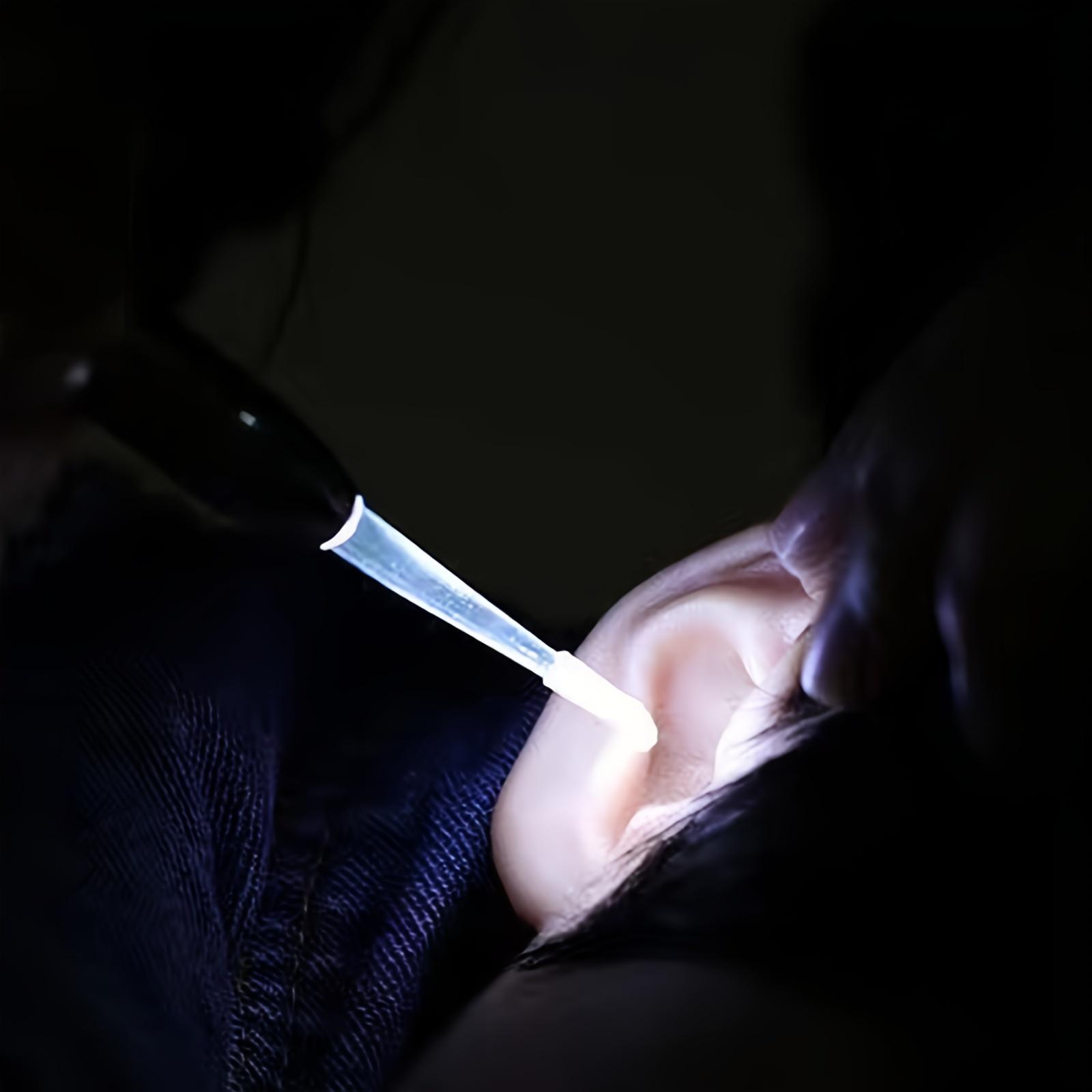 Светодиодный набор для чистки ушей с ложкой — фото 7