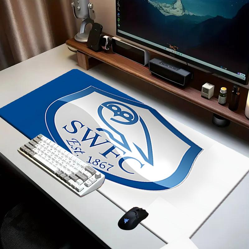Blue Sheffield With Owl Mouse Pad Office Desk Mat, Gaming Mouse Pad Mousepad, Keyboard pad,Heavy-Duty Non-Slip Rubber Backing, Gift