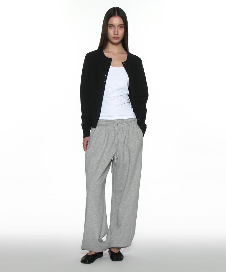 PARTIMENTO WOMEN Pwc Two-Way Pocket Knit Crew_Black