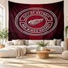 Detroit Red Wings Wall Tapestry, Soft Fabric Wall Hanging, Decorative Backdrop For Bedroom Home Wall Art