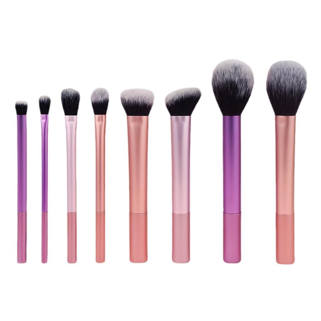 8-Piece Professional Makeup Brush Set: Powder, Concealer, Eyeshadow, Includes Picture Package