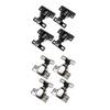 4x Self Closing Door Hinges Carbon Steel ,Furniture Hardware, Easy To Install, Rust Resistant Cabinet Hinges Cupboard Hinges