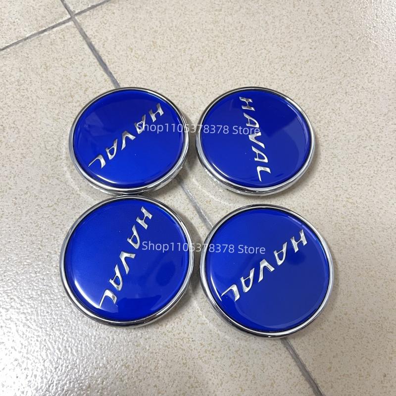 69mm 4 Color Black Red Grey Blue Car Wheel Center Cap Logo Hub Cover Badge Emblem For Haval F7 F7X Jolion H6 2019 2020 2021 2022