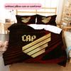 Club Athletico Paranaense Pattern Bedding Home Decoration Birthday Gift (1 * duvet cover + 2 * pillowcase, without core)