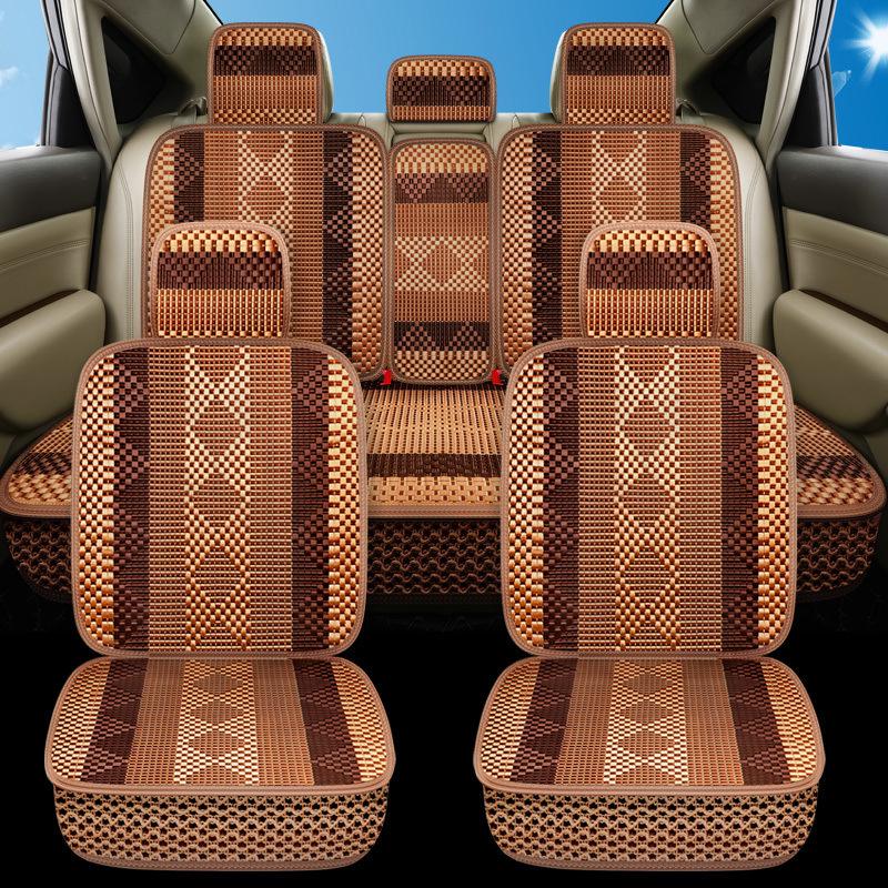 Universal Breathable Car Seat Cushion Set for All Seasons - Full Surround for Five-Seaters