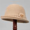 Hat Female God Mother Knitted Bucket Hat Velvet Warm Basin Hat Grandma Wool Hat Cold Proof