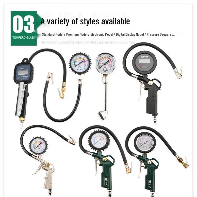 Shiyi Portable Car Tire Pressure Gauge & Inflator