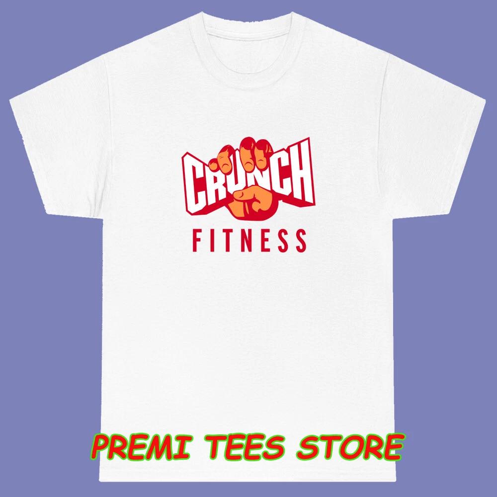 Crunch Fitness Gym Men s White Size S-3XL S