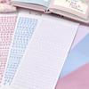 New Ins Letter Sticker DIY Cute Scrapbooking Colored Decorative Stationery