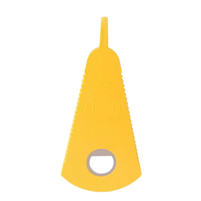 

4 in 1 Multi Function Non-Slip Bottle Opener Tools Jar Opener Gripper BeerOpener for Weak hands,Children жёлтый