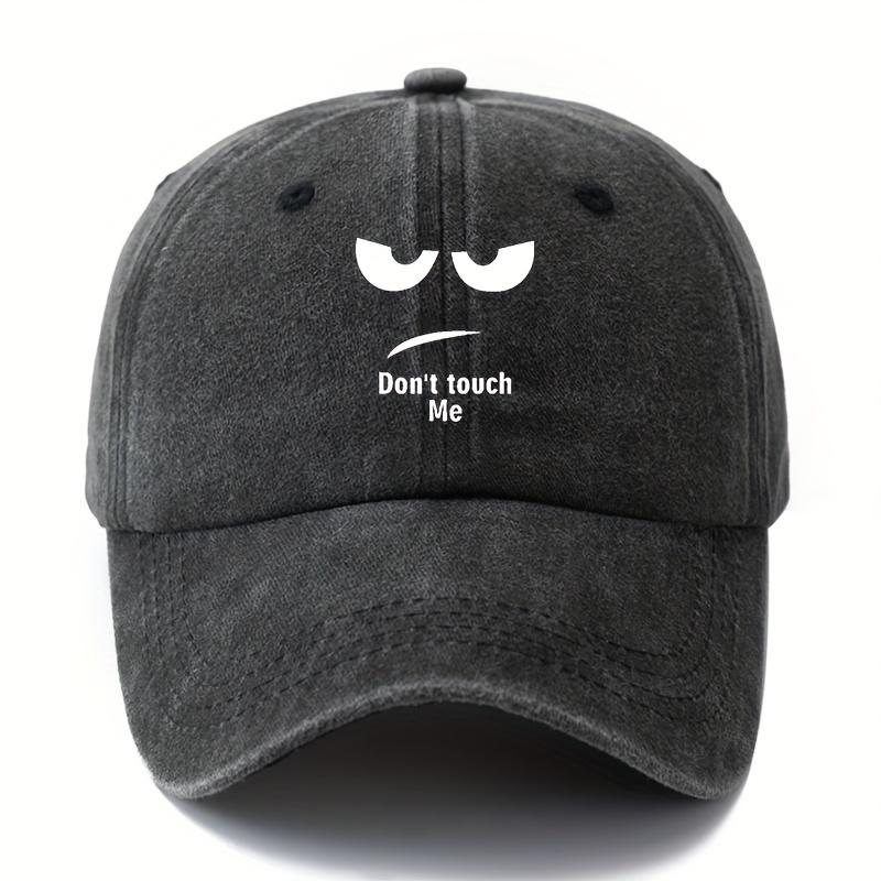 Unisex Fashionable and Versatile Printed Eyes Baseball Cap чёрный