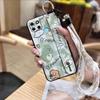 Fashion Design Dirt-resistant Phone Case For OPPO Realme C21Y/C25Y Wristband Soft case Waterproof Anti-dust Back Cover