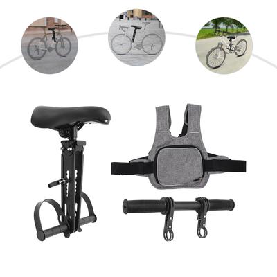 23x34cm Kids Bike Seat Front Mounted Bicycle Seats Adjustable Design Suitable for Most Adult Mountain Bikes