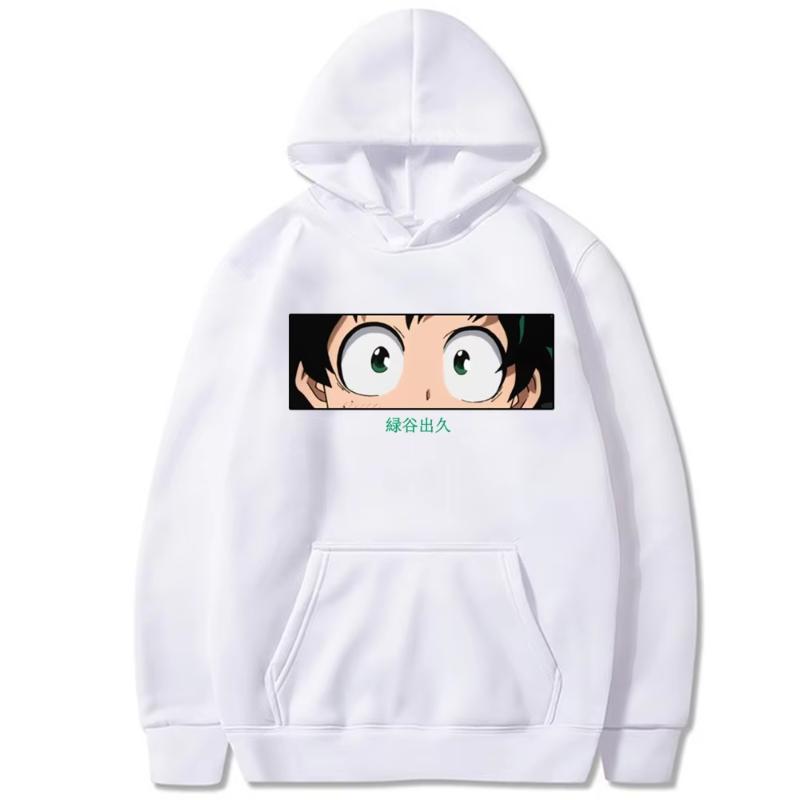 My Hero Academia Anime Clothes Midoriya Izuku Printed Hooded Men Women Comfortable Hoodies Harajuku Oversized Sweatshirt