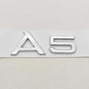 3D ABS Araba Harfleri Logo A5 Q5 Arka Bagaj Rozeti Çıkartma Amblem Çıkartmaları Audi Q5 A5 İçin Oto Kuyruk Aksesuarları
