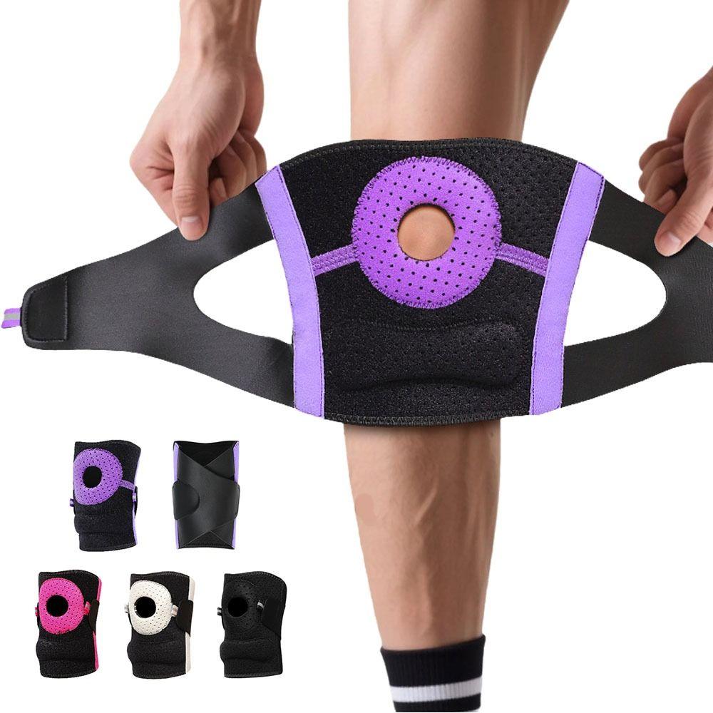 Breathable Sports Knee Pad Anti-slip Patellar Tendon Support Fitness Gear Knee Brace  Basketball