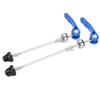 2Pcs Bicycle Hub Quick Release Lever 145mm Front 185mm Rear  Wear Resistance Quick Release Skewer for Bike WheelBlue