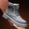 Winter Schneestiefel Herren Fleece Verdickt Thermische Martin Stiefel Herren Casual Kurze Stiefel High Top Wasserdicht Nordost Baumwollschuhe