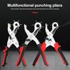Yousheng Multi-purpose Punching Pliers Heavy Duty Faux Leather Hole Punch Belts Bands Shoes Straps Dog Collars Fabric DIY Craft Projects Puncher Tool