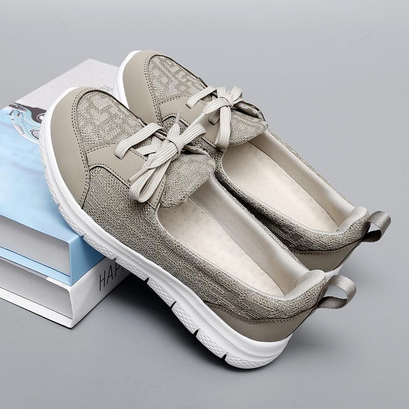 Fashion 2025 New Women's Shoes Summer Fashion Flat Lazy Sneakers Breathable Comfortable Light Shallow Mouth Slip-on Casual Shoes