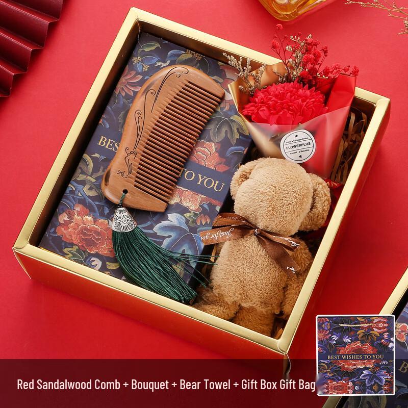 Sandalwood Comb Gift Set