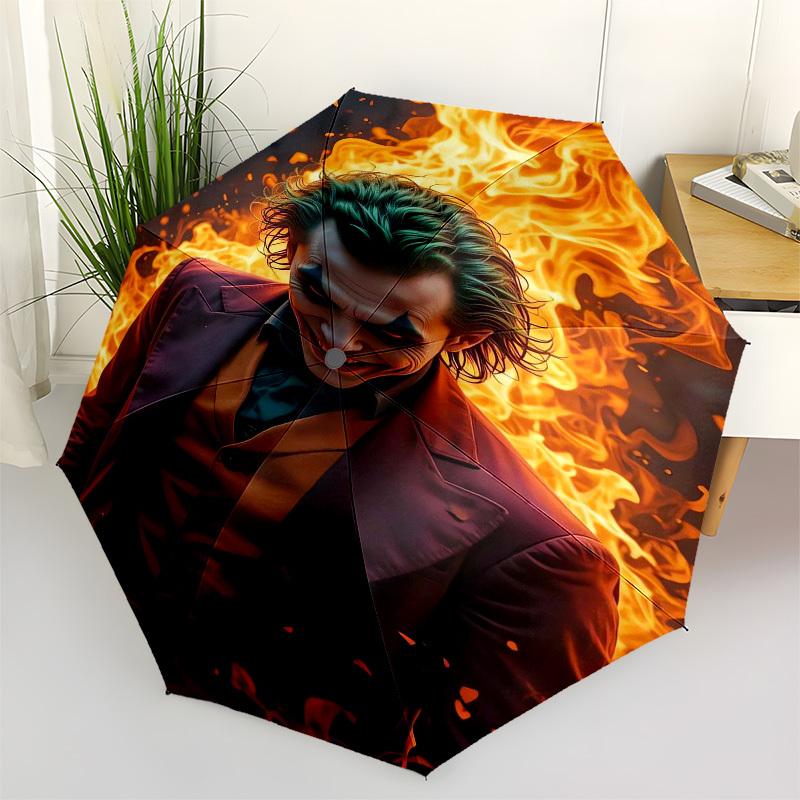 

1pc Joker Fiery Transformation Umbrella with Plastic Handle,Suitable for All Seasons Travel Outdoor Multi-functional UmbrellaDCS147