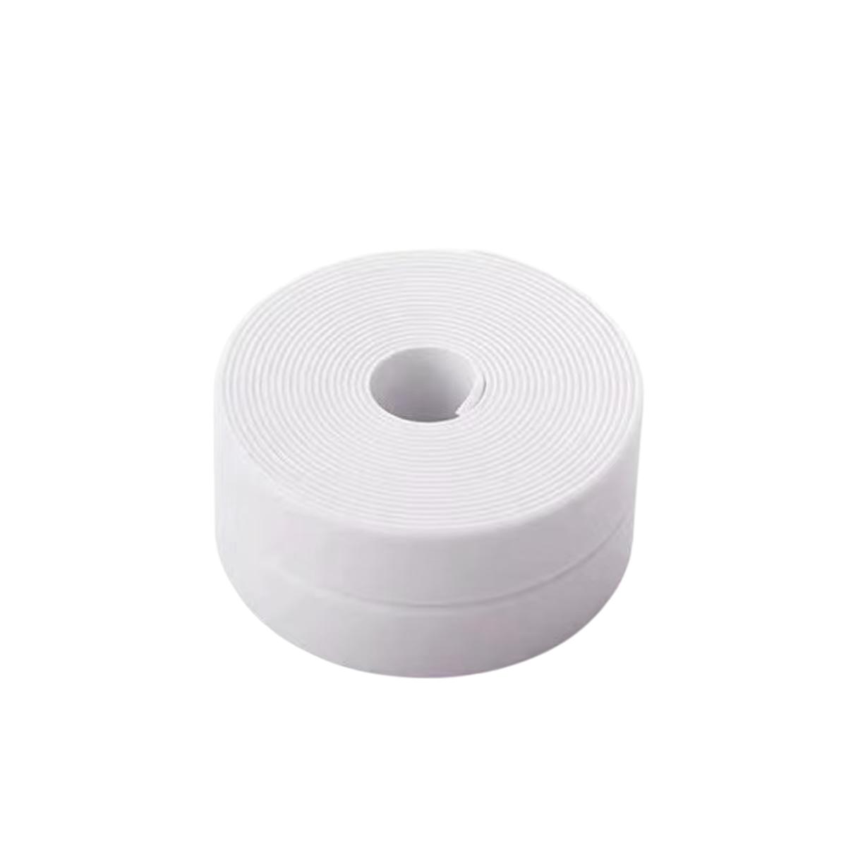

1Roll 3.2m/125.98inch self-adhesive strip tape-with sealing tool,suitable for kitchen,bathroom,toilet,living room,household 38mm&3.2M білий