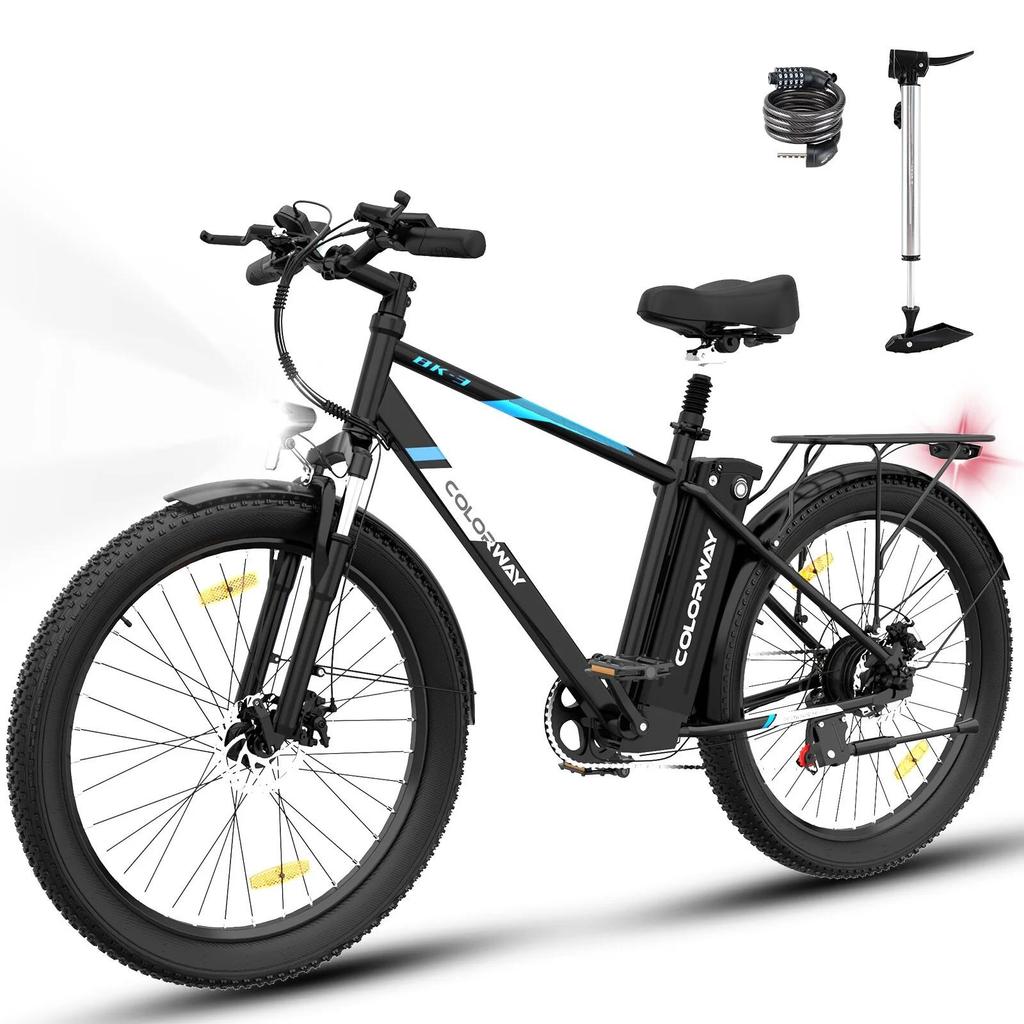 Electric Bike for Adult Colorway BK3MS 26inch 250W36V 15Ah Battery