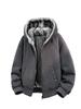2025 Men's Trendy Lightweight Winter Jacket: Velvet-Lined, Thick, Warm, Fashionable, Loose-Fit Outerwear