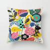 Juste de coussin colorée peinte d'art du monde, taie d'oreiller de luxe, décoration de bureau, décoration de la maison