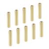 YOKIVE 10pcs M2 Spacers Brass Hex PCB Standoff Nut Height Consistency for Motherboard Circuit Board Electronics Gold Tone 20mm