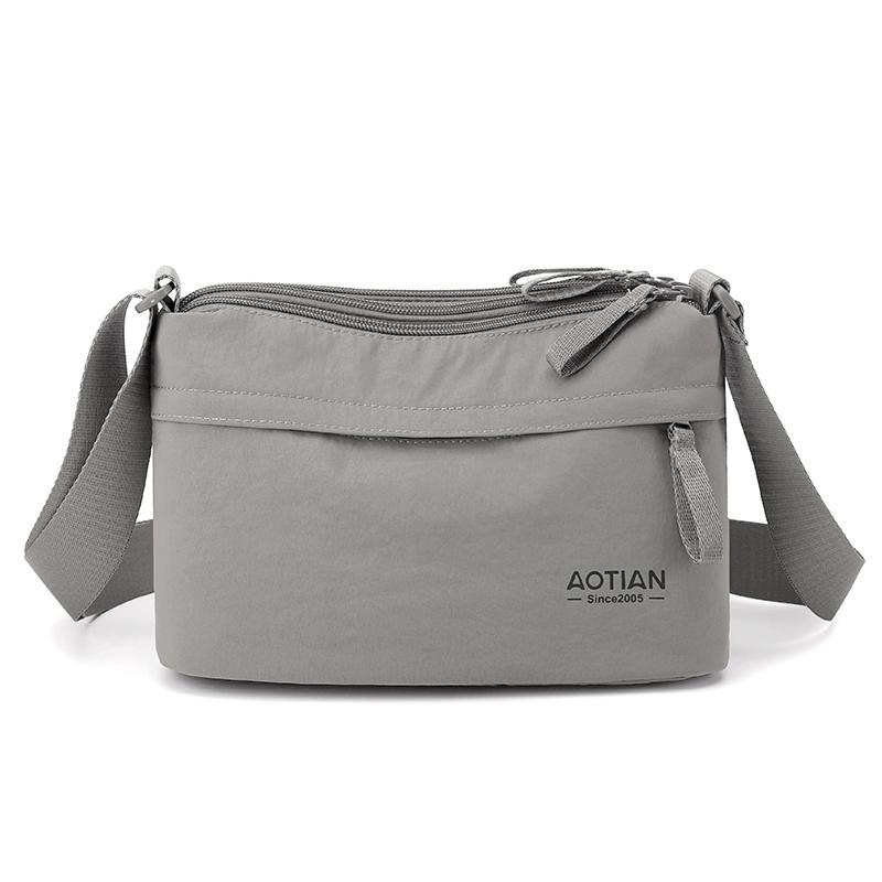 Women Men Nylon Shoulder Bag Lightweight Travel Bag Daily Use