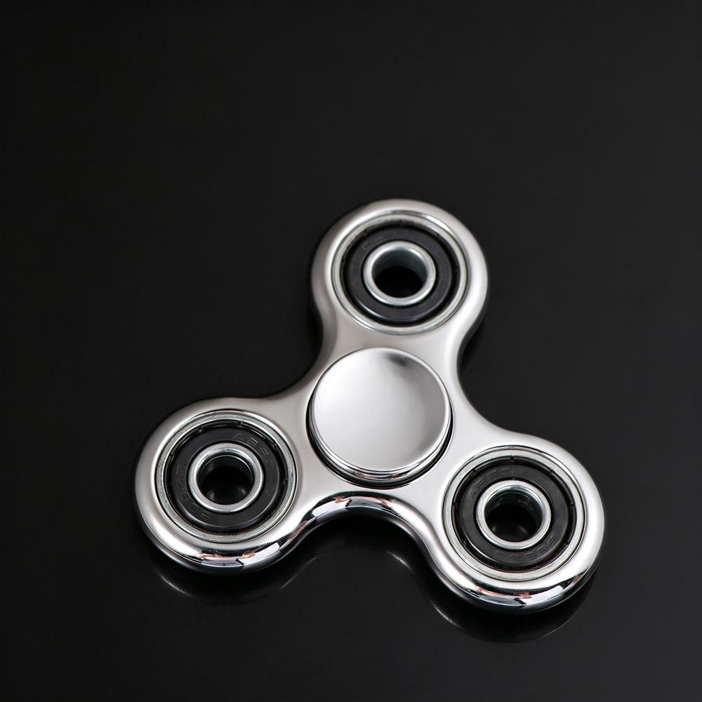 Three Finger Fingertip Gyroscope Plating Fingertip Decompression Toy Hand Spinner School