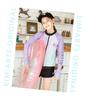 Rashguard for Long No for Elementary School 130cm [Arisana] Kids, Sleeves, Hood, Girls, Students, UPF50+, 01. Lavender,