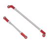 RC Linkage Links Rod Set 104mm Steering Pullrod Servo Rod 7mm Ball Head Set for 1 10 VP F10 Phoenix Axle Bridge Red