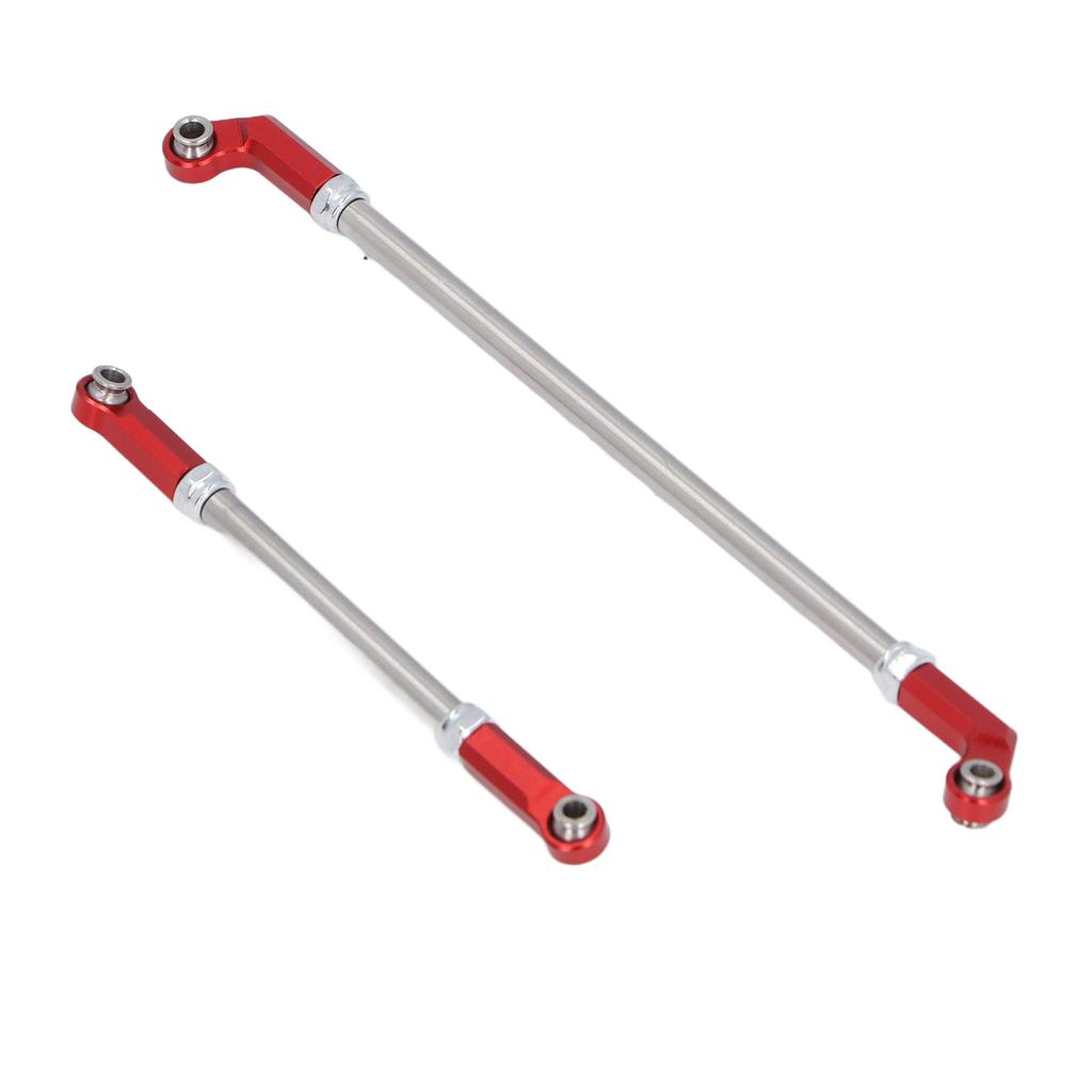 RC Linkage Links Rod Set 104mm Steering Pullrod Servo Rod 7mm Ball Head Set for 1 10 VP F10 Phoenix Axle Bridge Red