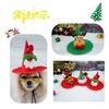 Pet Dog Christmas Hat Red Green Elk Santa Claus Christmas Tree Pet Hat Festive Atmosphere Funny Christmas Gift Dog Accessories