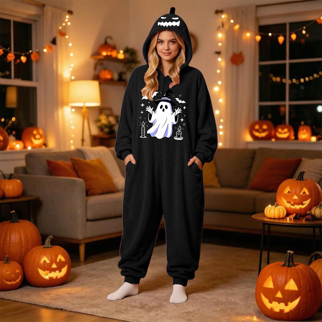Couple's Flannel Costume for Halloween Matching Loungewear