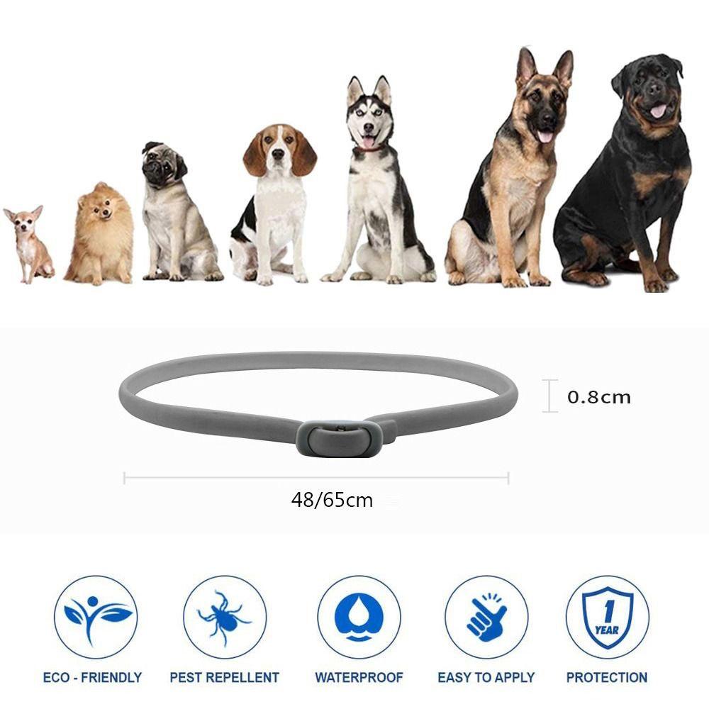 Adjustable Puppy Kitten 8 Month Protection Flea And Tick Collar Necklace Dog Cat Insect Repellent