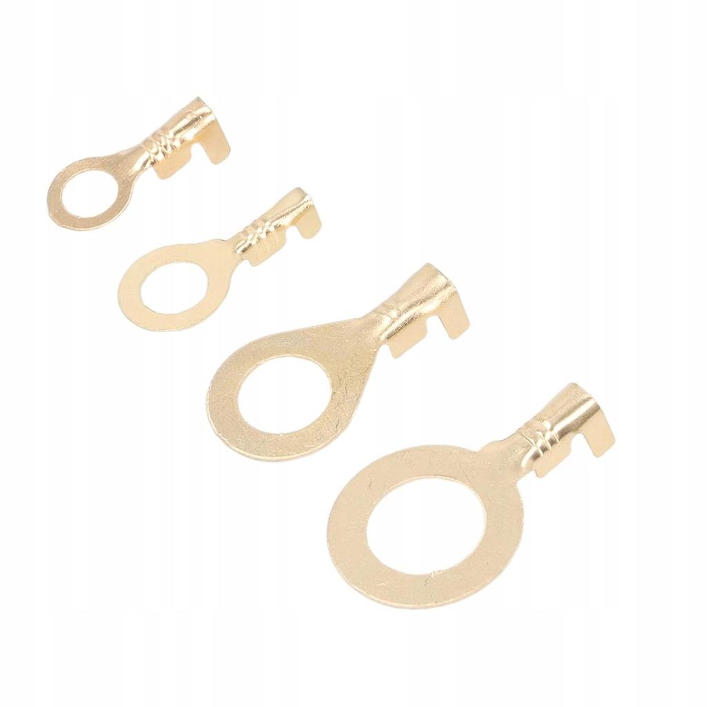 Rosfix Zestaw Konektorów Oczkowych M6-M10 – 300 Sztuk w Etui | Mosiężne Złącza | Wysoka Przewodność Elektryczna