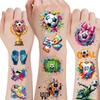 Bemalte Graffiti Fußball Temporäre Tattoos, Party-Requisiten, 20 Stück pro Set.