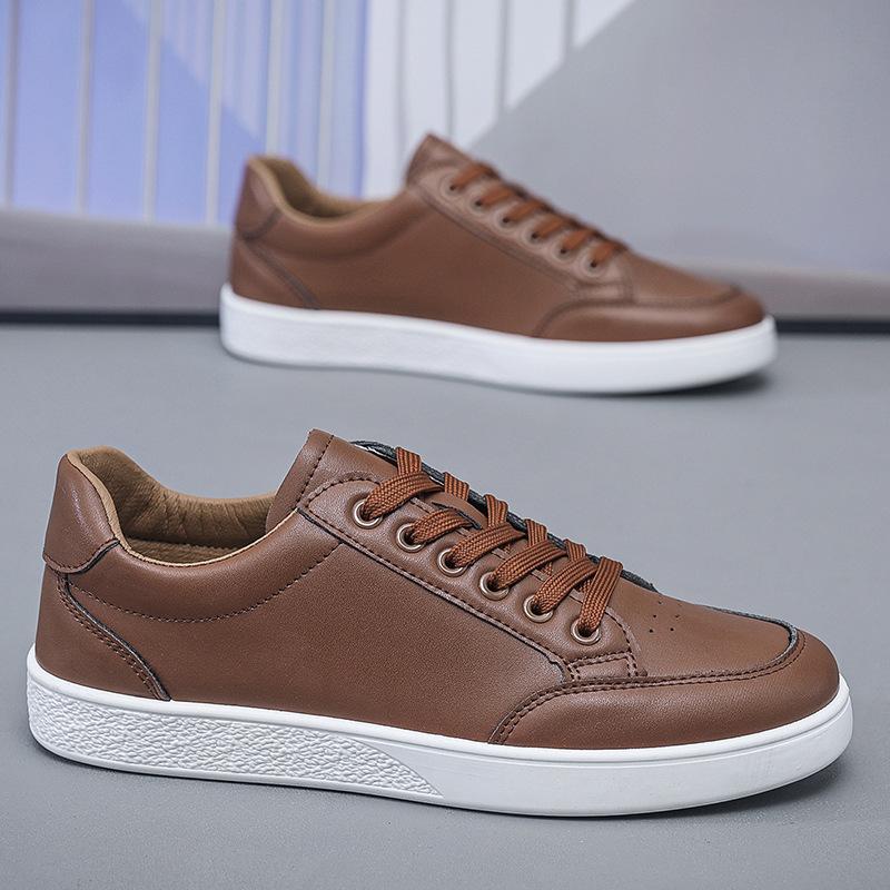 Vyriški batai gatvės riedlentės batai vyriški korėjietiško stiliaus studentų vyriški balti batai, madingi laisvalaikio batai bangos batai